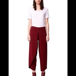 Rodebjer Nala crepe pant in red wine 🍷
